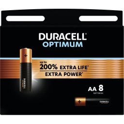 Алкална батерия DURACELL OPTIMUM LR6 /8 бр. в блистер/ 1.5V