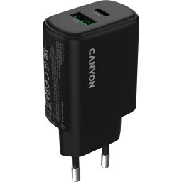 CANYON charger OnCharge 250 25W 1xPD 1xQC EU Black
