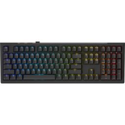 Ducky професионална геймърска механична клавиатура One X Wireless Black