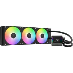 Gamdias водно охлаждане Water Cooling Chione E4-360 - LCD Screen, A-RGB