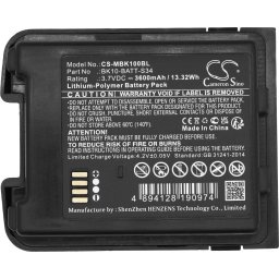 Батерия за баркод скенер M3 Mobile BK10 LiPo 3.7V 3600mAh Cameron Sino