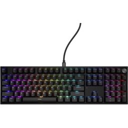 Клавиатура Genesis Mechanical Gaming Keyboard Thor 404 Black RGB Backlight Gateron Yellow Pro, US Layout