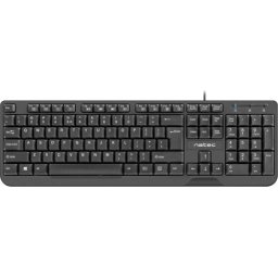 Клавиатура Natec Keyboard Trout US Layout Slim, Black