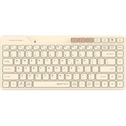 A4tech FBK26C AS Cafe Latte Fstyler безжичнa мини тиха клавиатура, Multi-mode, кирилизирана