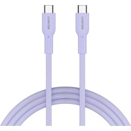 CANYON cable OnWire 60CL C-C 60W COLOR Braided 1m Purple