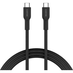 CANYON cable OnWire 60CL C-C 60W COLOR Braided 1m Black