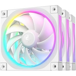 DeepCool Комплект вентилатори Fan Pack 3-in-1 3x120mm - FL12 White, Addressable RGB