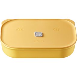 BUYDEEM CT3008 Bento Lunch Box 1L, Mellow Yellow