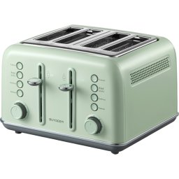 BUYDEEM DT640E 4 Slice Toaster, Cozy Greenish