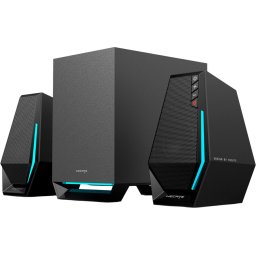 Edifier G1500 MAX 2.1 Audio System, Bluetooth, RGB Lighting, 30W (RMS), Black