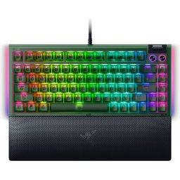 Razer BlackWidow V4 75% Phantom Green Edition, US Layout, Razer Chroma RGB, Hot-swappable Design, Detachable Type C Cable, PCB &