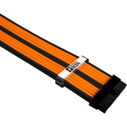 1stPlayer комплект удължителни кабели Custom Modding Cable Kit Black/Orange - ATX24P, EPS, PCI-e