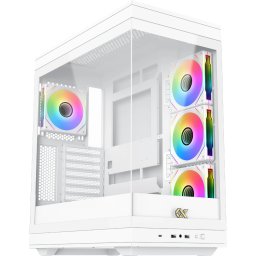 Xigmatek кутия Case EATX - Meta Arctic - 4 x 120 mm ARGB fans