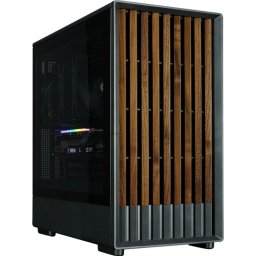 Кутия Zalman P10 NAMU BLACK - Wood, USB-C mATX
