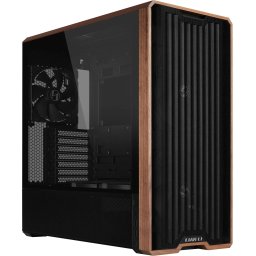 Кутия Lian-Li LANCOOL 217 Mid-Tower, Tempered Glass, Wood-Black