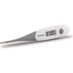 Термометър Beurer FT 16/1 clinical thermometer, Contact-measurement technology, Display in °C, Protective cap; Waterproof, white