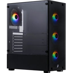 Кутия 1stPlayer Fire Dancing V2-A RGB v2 - 4 fans included