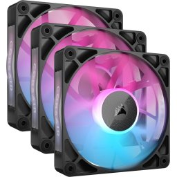 Corsair RX RGB Series, iCUE LINK RX120 RGB, 120mm RGB Fan, Triple Fan Kit