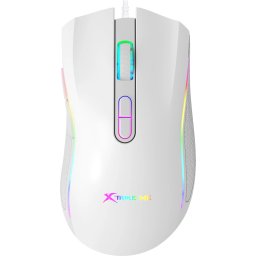 Xtrike ME Геймърска мишка Gaming Mouse GM-314 White - 7200dpi, RGB