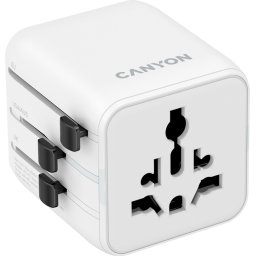 CANYON Travel Adapter OnTour One EU/UK/US/AUS White
