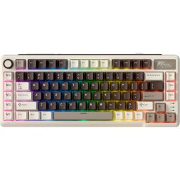 ROYAL KLUDGE RK L75 Mocha Grey Gaming Keyboard Cream switch