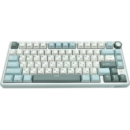 ROYAL KLUDGE R75 Sky Cyan Gaming Keyboard K silver switch