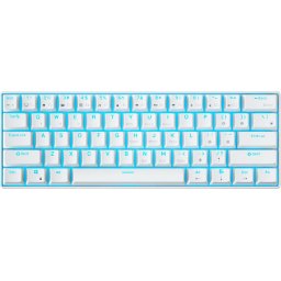 ROYAL KLUDGE RK61 White Gaming Keyboard Red switch