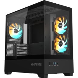 Кутия GIGABYTE C201 PANORAMIC + 3 ARGB Вентилатора