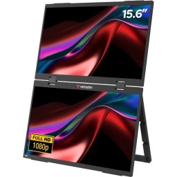 Монитор Verbatim Portable Dual Monitor Essentials - 2x 15.6" FHD IPS