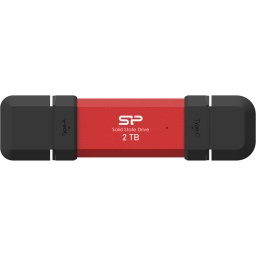 Външен SSD Silicon Power DS72 Red - 2TB