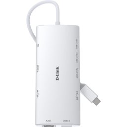 USB хъб D-Link 10-in-1 USB-C Hub