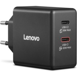 Адаптер Lenovo Dual USB-C 65W GaN Charger