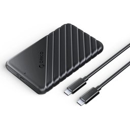 Orico външна кутия за диск Storage - Case - 2.5 inch USB-C Black - 25PW1C-C3-BK