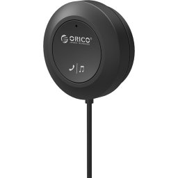 Orico блутут за кола за разговори и музика Car Bluetooth 4.1 audio receiver USB, 3.5mm jack - BCR02-BK