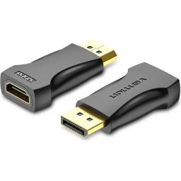Vention адаптер Adapter DisplayPort M / HDMI F - 4K, Black - HBPB0