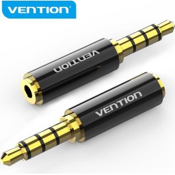 Vention адаптер Adapter Audio 3.5mm M / 2.5mm F Black Metal - BFBB0