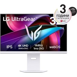 Монитор LG UltraGear 32G810SA-W - 32" 4k UHD IPS 144Hz, smart webOS