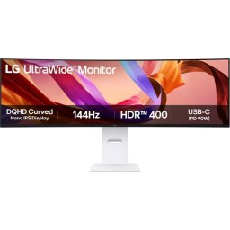 Монитор LG 49U950A-W - 49" 32:9 UltraWide Dual QHD 5K IPS 144Hz, Curved 3800R