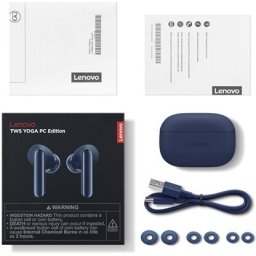 Слушалки тапи Lenovo TWS YOGA PC Edition Cosmic Blue