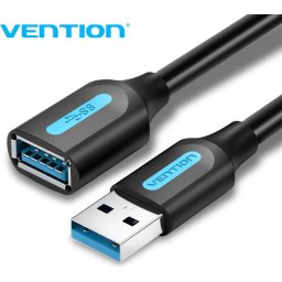 Vention Кабел USB 3.0 Extension AM / AF - 2.0M Black - CBHBH