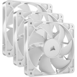 CORSAIR RS120 White, 120mm Fan, Triple Pack