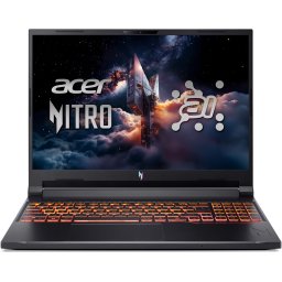 Лаптоп Acer NITRO V16 ANV16-61-R1PQ - 16" WUXGA 180Hz, AMD Ryzen AI 7 350, GeForce RTX 5050, 32GB DDR5, 1TB SSD