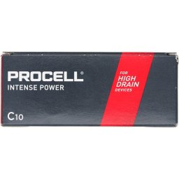 Батерия алкална индустриална LR14 C 1,5V 10pk опаковка INTENSE PROCELL /цена за 10 батерии/