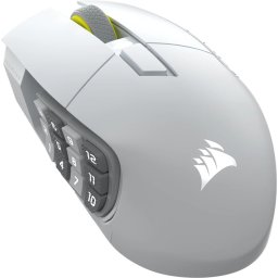 CORSAIR SCIMITAR ELITE WIRELESS SE Gaming Mouse, Wireless, White