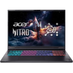 Лаптоп Acer NITRO V14 AN18-61-R14D - 18" WQXGA 165Hz, AMD Ryzen AI 9 365, GeForce RTX 5060, 32GB DDR5, 1TB SSD