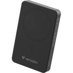 Външна батерия Verbatim Charge 'n' Go Essentials Power Bank Magnetic Wireless 10000mAh Black