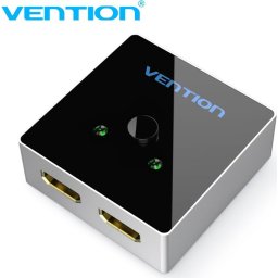Vention Разклонител превключвател HDMI 2.0 Switcher/Splitter 2-Port Bi-Direction - Grey Aluminium - AFLH0