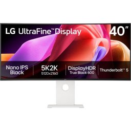 Монитор LG UltraFine Nano 40U990A-W - 40" 5K IPS 120Hz, Curved 2500R