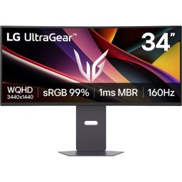 Монитор LG UltraGear 34G600A-B - 34" WQHD 21:9 VA 160Hz, Curved 1800R