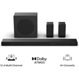 Аудио система Hisense AX5140Q, 5.1.4Ch Sound Bar with Wireless Subwoofer, 600W